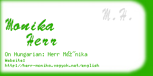 monika herr business card